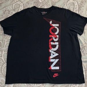 Nike Jordan Mens XXL Black Tee Shirt